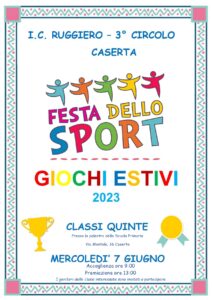 GIOCHI ESTIVI 2023-classi quinte